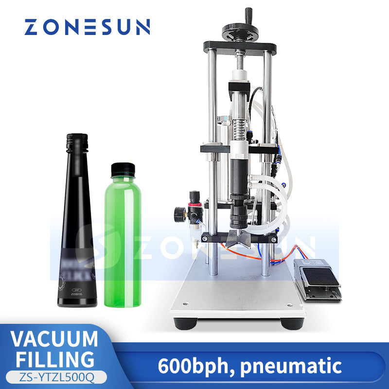 Zonesun ZS‑YTZL500Q Pneumatic Perfume Vacuum Filling Machine