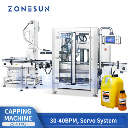 ZONESUN ZS-VTXG1 Automatic Tracking Bottle Capping Machine