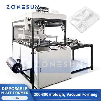ZONESUN ZS-LK61 Automatic Disposable Cup and Plate Thermoforming Machine