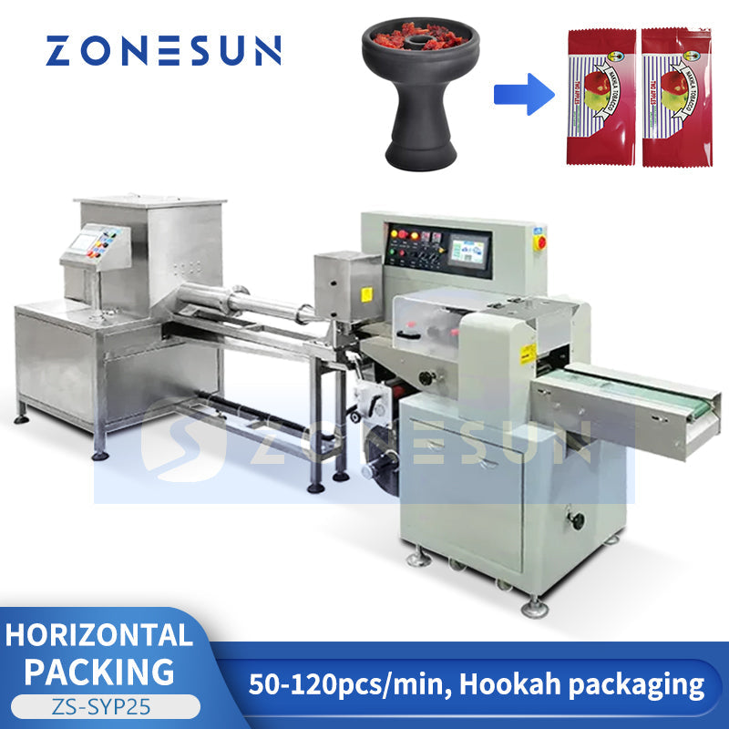 ZONESUN ZS-SYP25 Viscous Material Filling and Sealing Equipment Granular Mixture Automatic Bagging Packaging Machine