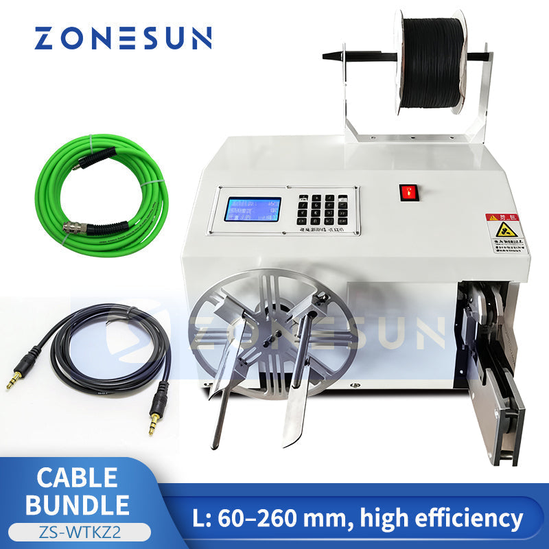 ZONESUN ZS-WTKZ2 Automatic Cable Winding and Binding Machine For USB AC/DC Cable