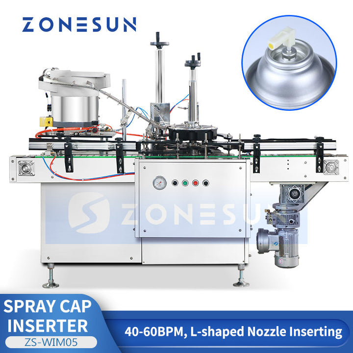 ZONESUN ZS-WIM05 Automatic Aerosol Spray Nozzle Pressing & Assembly Machine