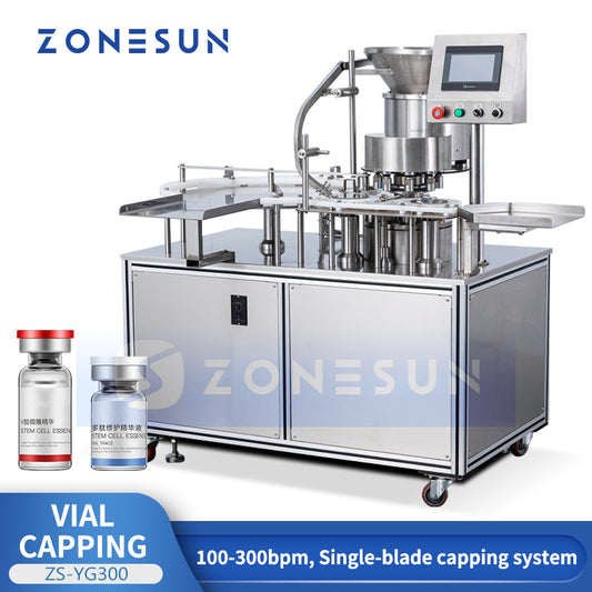 ZONESUN ZS-YG300 Automatic Vial Capping Machine Glass Vial Crimping Equipment