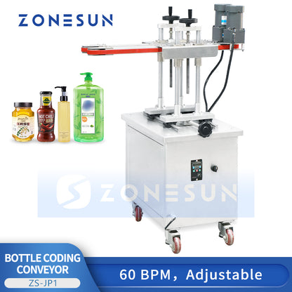 Máquina transportadora automática de transferencia con sujeción de botellas redondas ZONESUN ZS-JP1 para línea de producción 