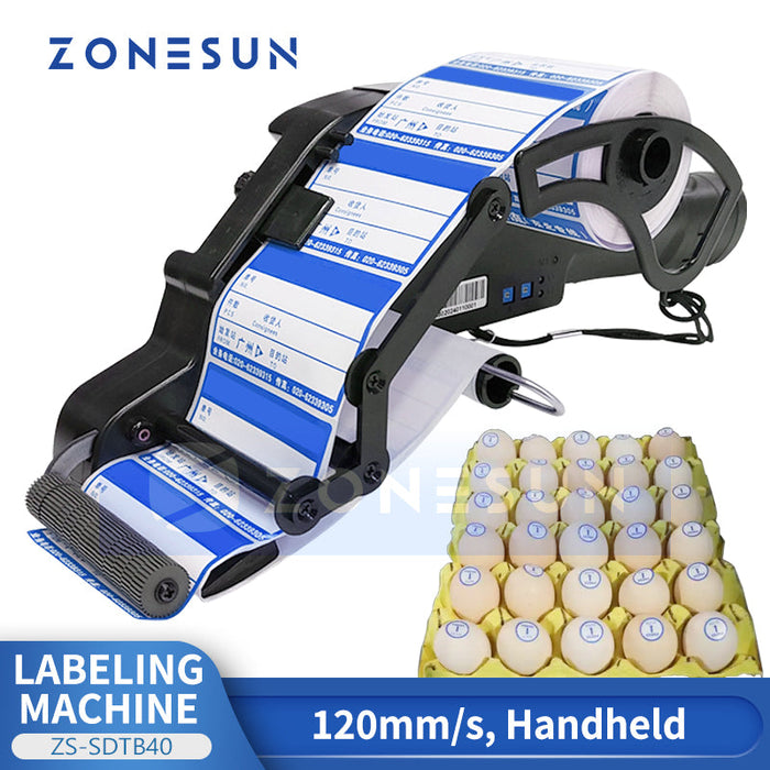 Applicatore di etichette elettrico portatile Zonesun ZS-SDTB40