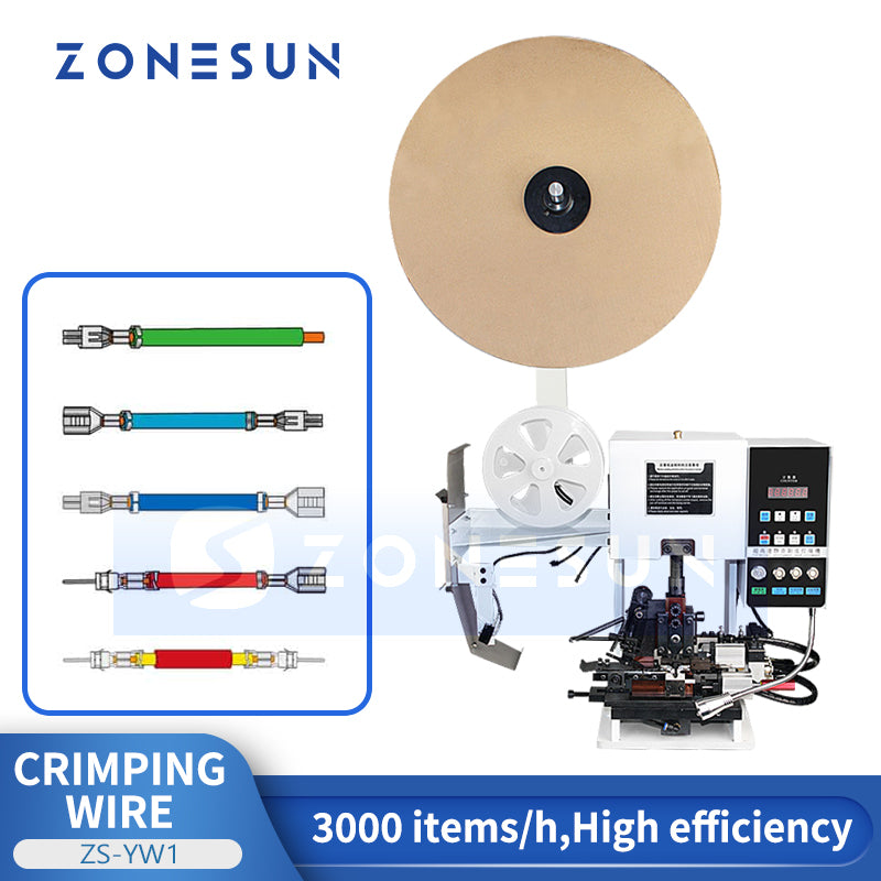 Zonesun ZS‑YW1 High‑Efficiency Terminal Crimping Machine for Cables