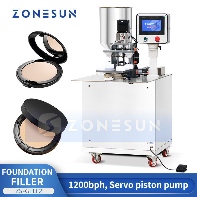 Zonesun ZS‑GTLF2 Dual‑Head Cushion Foundation Filling Machine
