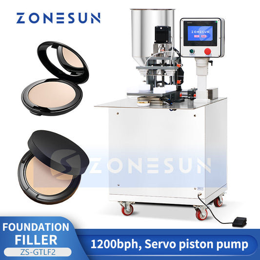 Zonesun ZS‑GTLF2 Dual‑Head Cushion Foundation Filling Machine