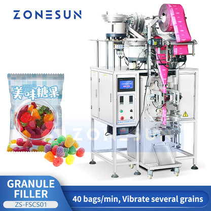 ZONESUN ZS-FSCS01 Granule Packing Machine for Candy & Capsules