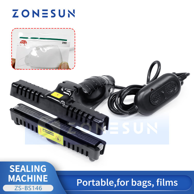 Zonesun ZS-BS146 Handheld Sealer for Plastic, Foil & Kraft Bags