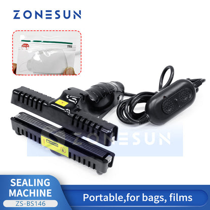 Zonesun ZS-BS146 Handheld Sealer for Plastic, Foil & Kraft Bags