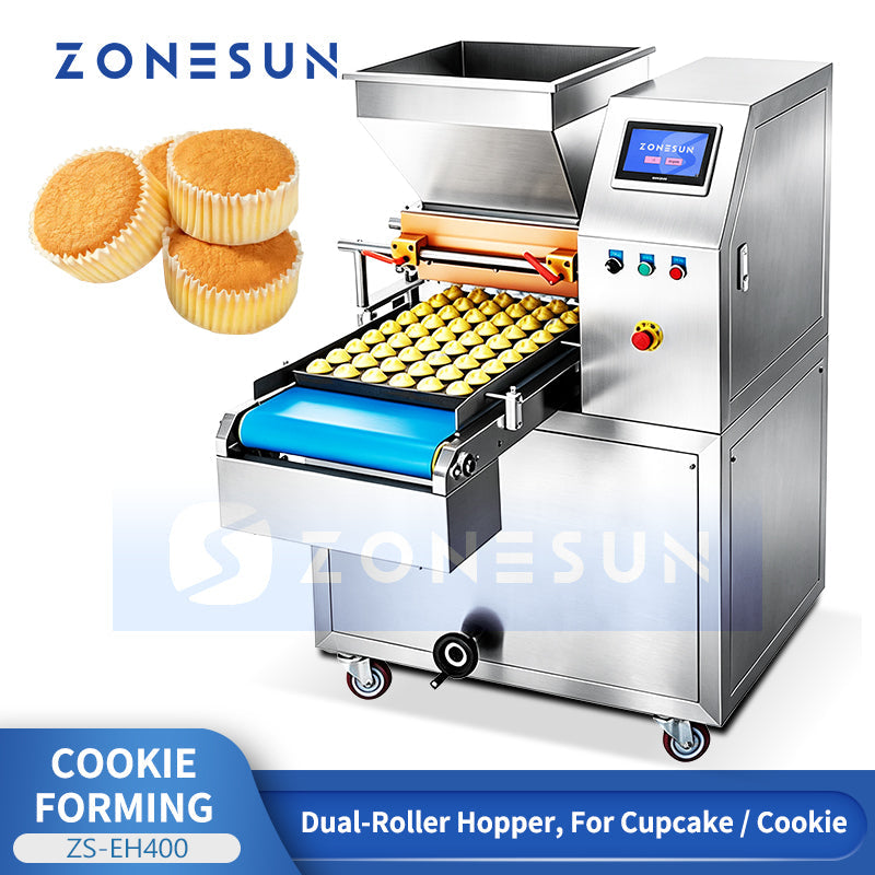 ZONESUN ZS-EH400 Commercial Cookie & Cake Depositing Machine for Bakery & Food Factory
