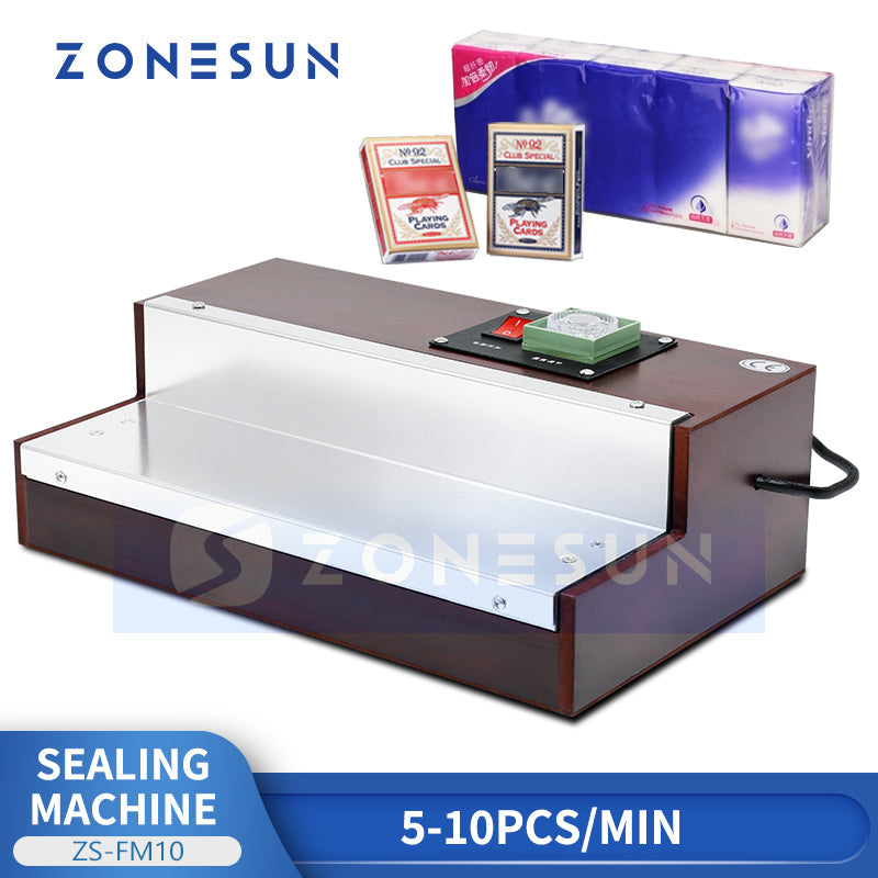 ZONESUN ZS‑FM10 Manual Cellophane Heat Sealer