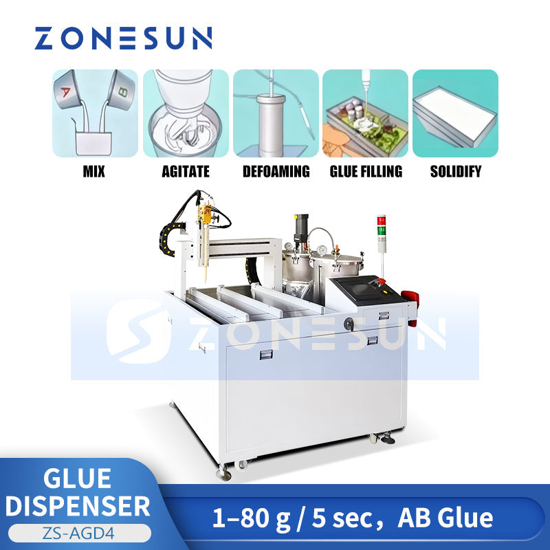 ZONESUN ZS-AGD4 Automatic AB Glue Dispensing and Potting Machine