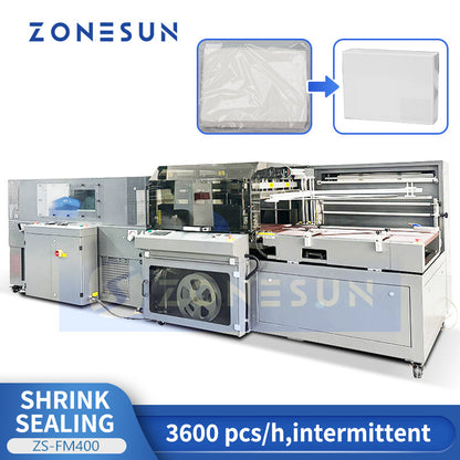 Zonesun ZS-FM400 High-Speed Shrink Wrap Machine for Efficient Packing Automation