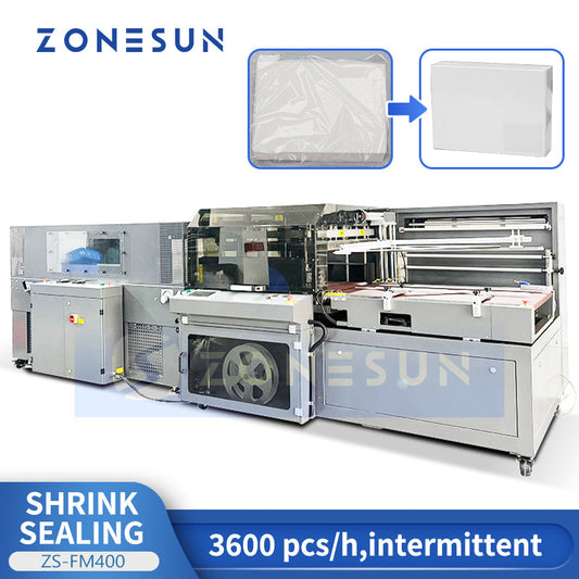 Zonesun ZS-FM400 High-Speed Shrink Wrap Machine for Efficient Packing Automation