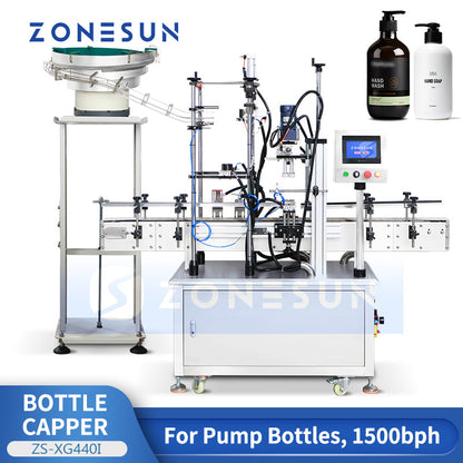 Zonesun ZS-XG440I Automatic Pump Bottle Capper