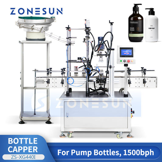 Zonesun ZS-XG440I Automatic Pump Bottle Capper
