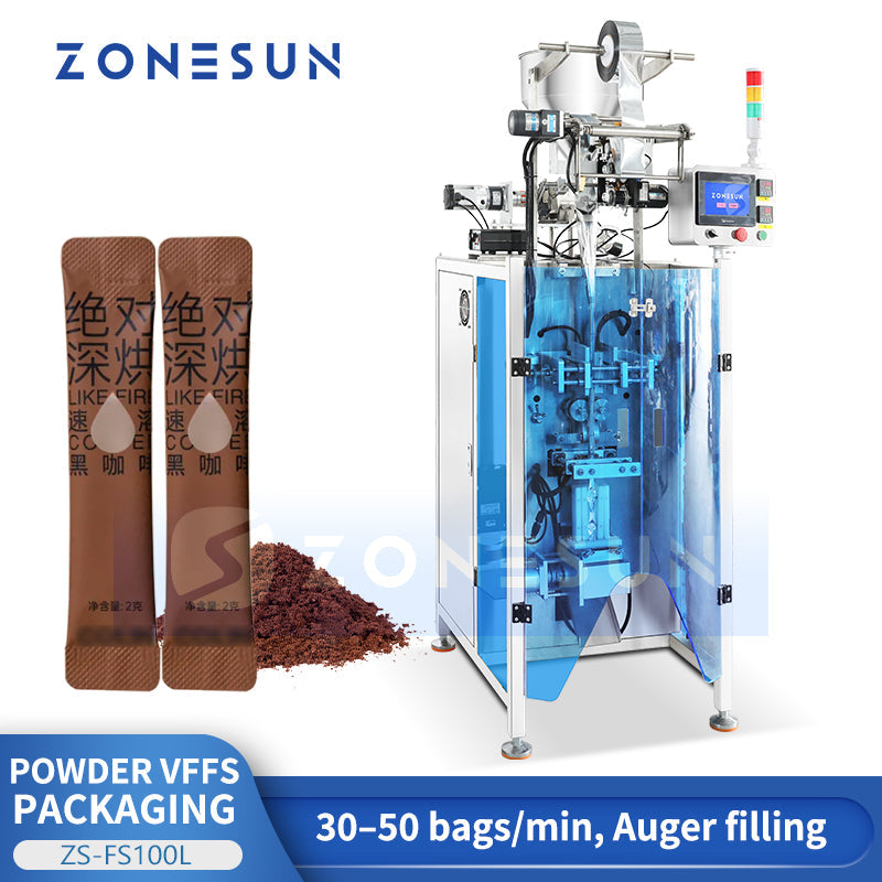 ZONESUN ZS-FS100L Automatic Small Sachet Powder Packaging Machine Pouch Equipment