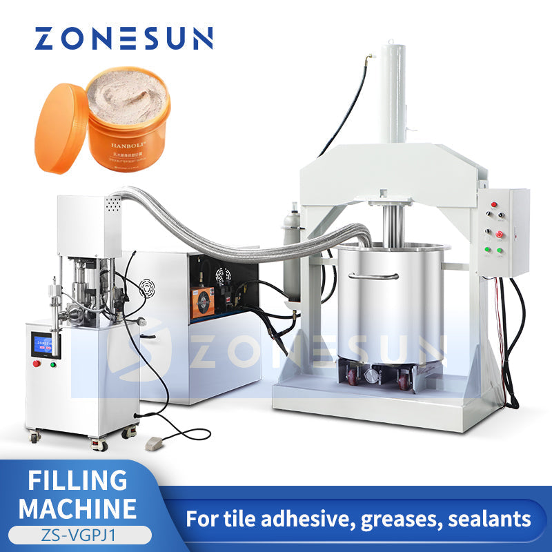 Zonesun ZS-VGPJ1 Semi‑Automatic Pneumatic Psaste Filling Machine