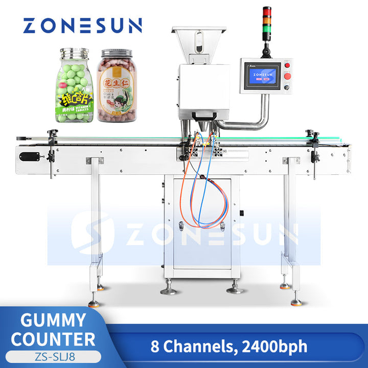 ZONESUN ZS-SLJ8 Automatische Kapselzähl- und Abfüllmaschine