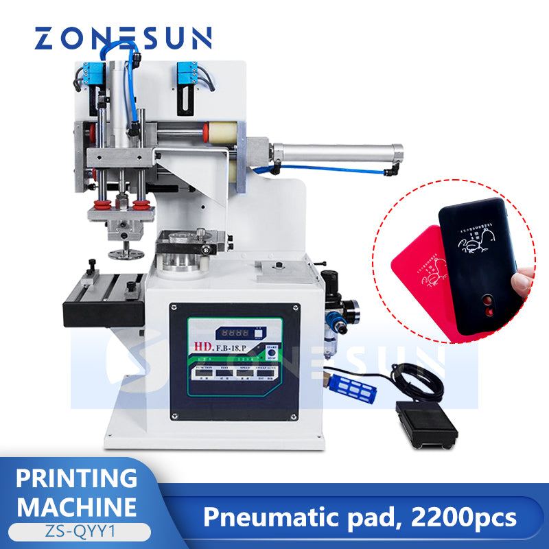 Zonesun ZS‑QYY1 Pneumatic Pad Printing Machine for Multi‑Materials