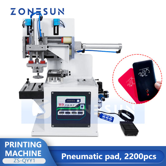 Zonesun ZS‑QYY1 Pneumatic Pad Printing Machine for Multi‑Materials