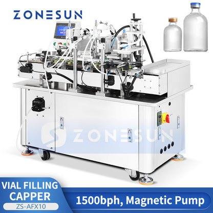 Zonesun ZS-AFX10 Integrated Vial Filling, Stoppering & Capping Machine