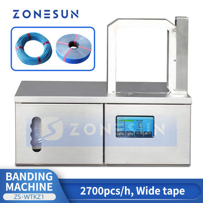 Zonesun ZS‑WTKZ1 Semi‑Automatic OPP Tape Strapping Machine