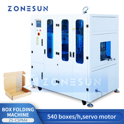 ZONESUN ZS-CSPM4 Automatic Corrugated Aircraft Box Folding Machine