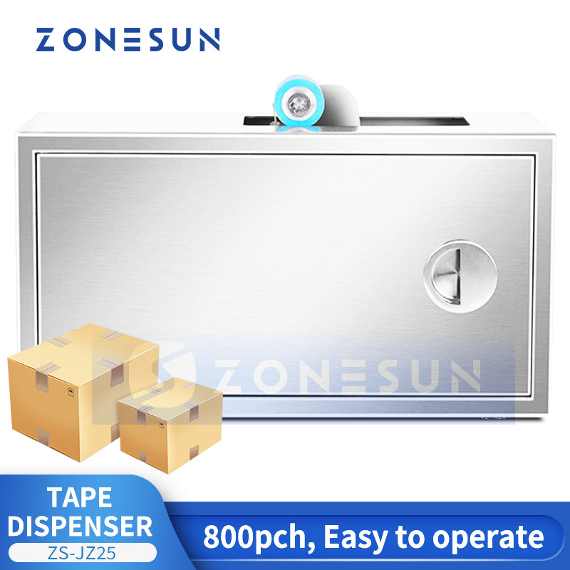 Zonesun ZS‑JZ25 Manual Corner Tape Dispenser for Neat Package Seals