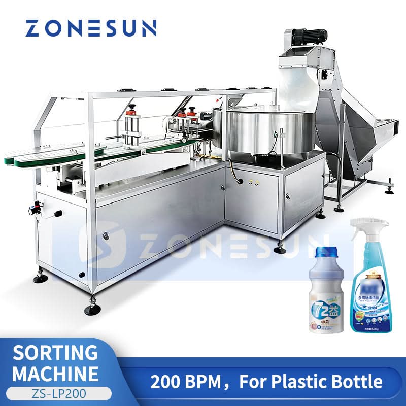 ZONESUN ZS-LP200 Automatic High-Speed PET Bottle Unscrambler Machine