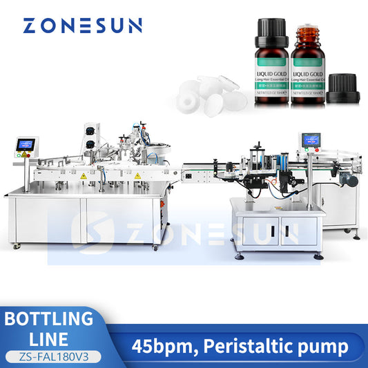 Zonesun ZS-FAL180V3 Ceramic Coating Bottling Line for Automotive