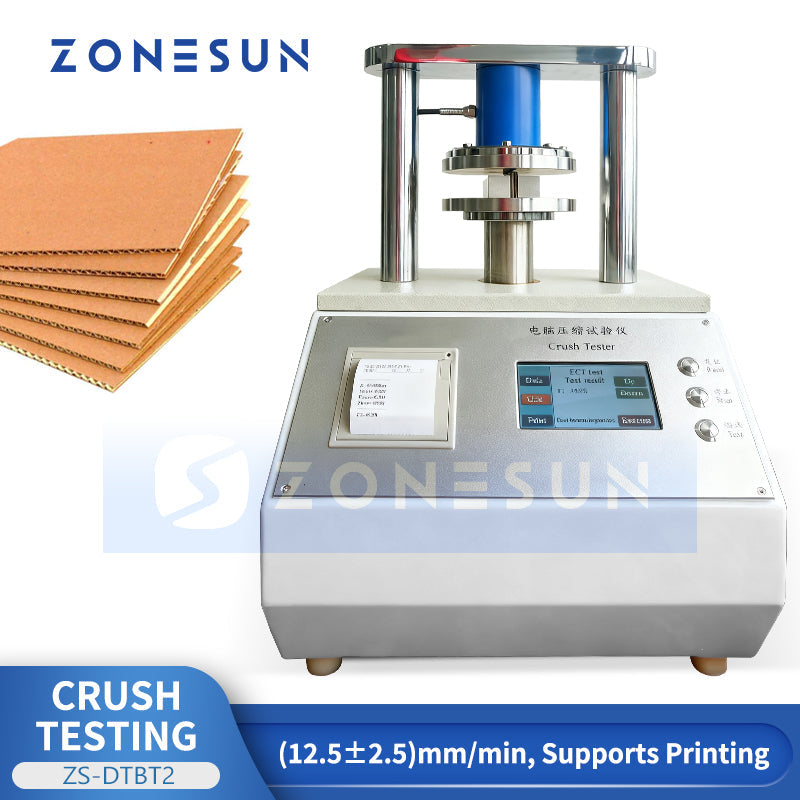 ZONESUN ZS-DTBT2 Crush Testing Machine for Paperboard and Corrugated Boxes