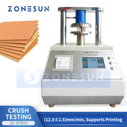 ZONESUN ZS-DTBT2 Crush Testing Machine for Paperboard and Corrugated Boxes
