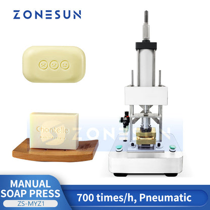 ZONESUN ZS‑MYZ1 Pneumatic Soap Press with Custom Mold Options for Precision