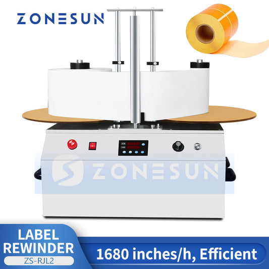 ZONESUN ZS-RJL2 Intelligent Label Rewinder for Barcode & Thermal Labels