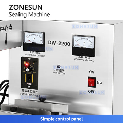 ZONESUN ZS-FK2200B Aluminum Foil Bottle Cap Sealing Machine