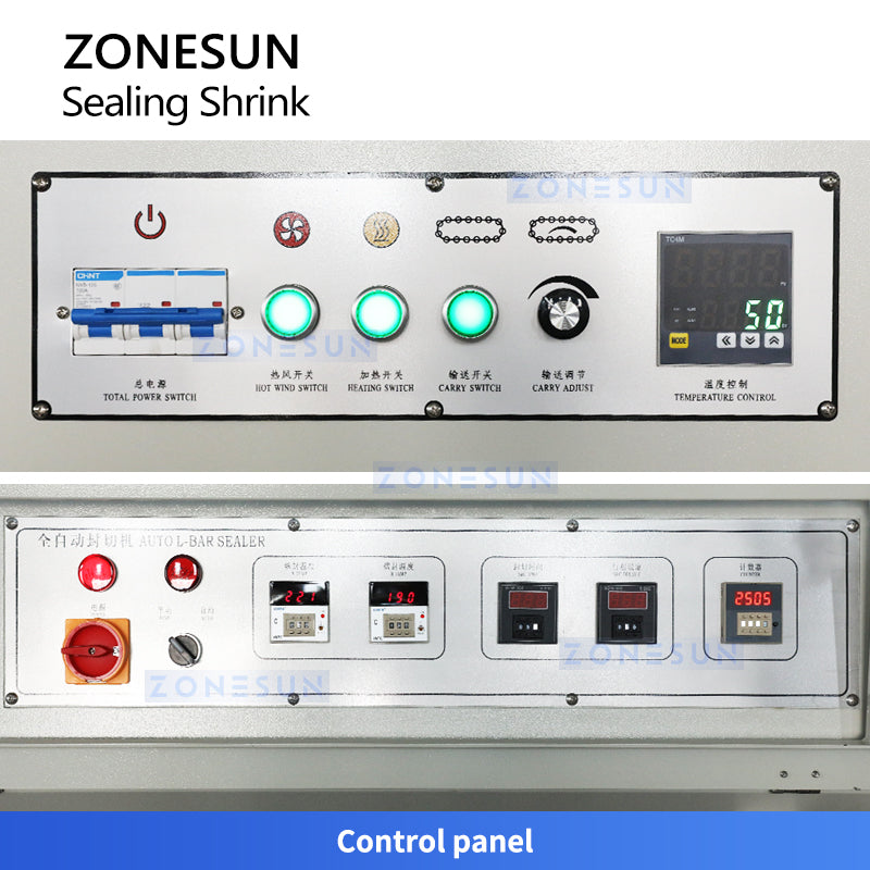 ZONESUN ZS-SPL6 Shrink Wrap Machine with Heat Tunnel