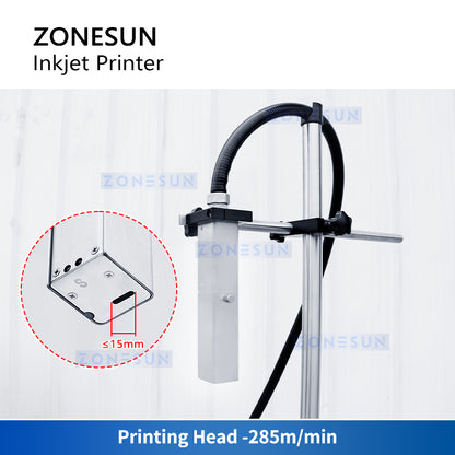 ZONESUN ZS‑TIP15 Continuous Inkjet Printer for Production Lines