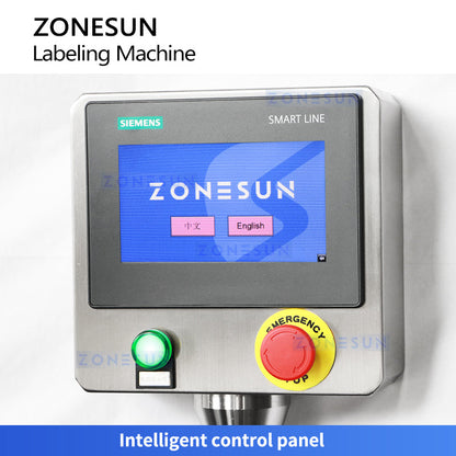 ZONESUN ZS-TB260RA Automatic Dual-Label Tamper-Evident Bottle Labeling Machine