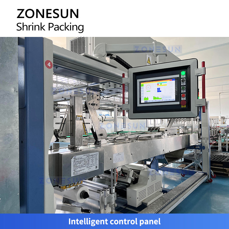 ZONESUN ZS-SPL7 Automatic PE Film Heat Shrink Machine Bottled Shrink Wrapper