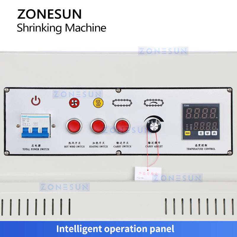 Zonesun ZS‑BSP4522 Dual‑System Heat Shrink Tunnel for Packaging Lines