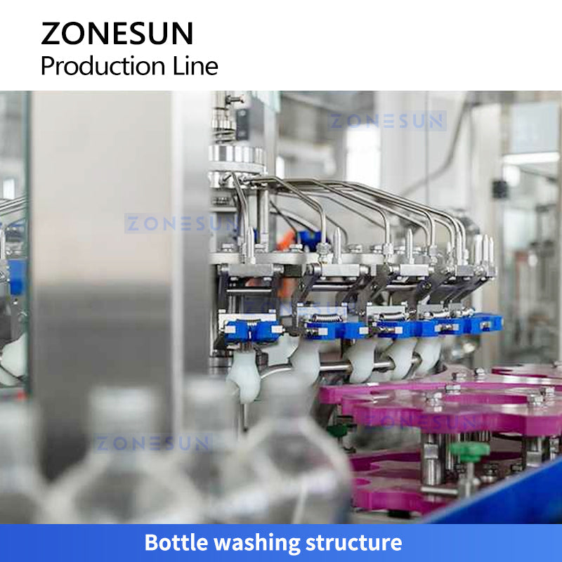Zonesun ZS-XFCL12 High Speed Glass Bottle Filling and Capping Monoblock