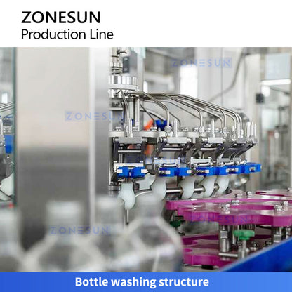 Zonesun ZS-XFCL12 High Speed Glass Bottle Filling and Capping Monoblock