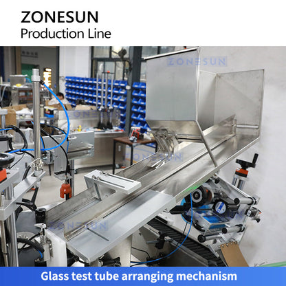 ZONESUN ZS-FAL180V6 Automatic Glass Test Tube Filling &Packaging Monoblock Machine