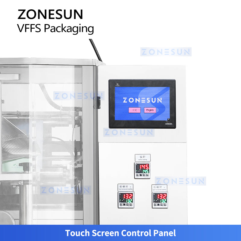 ZONESUN ZS-FS06 Automatic VFFS Packaging Machine Auger Powder Filling Machine Laundry Detergent Disinfectant Powder