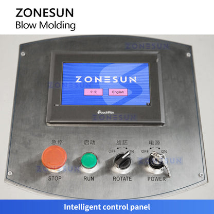 ZONESUN ZS-SBM2A Automatic 2-Cavity PET Bottle Blow Molding Machine with UV Heating