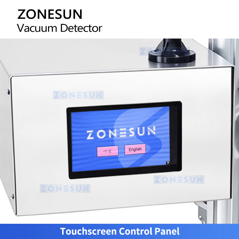 ZONESUN ZS-ZK200 Automatic Non-Contact Vacuum Detector for Glass Bottles & Tinplate Cans
