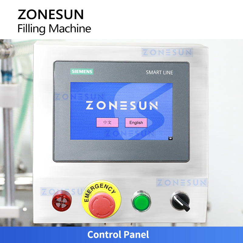 ZONESUN ZS-VTZL100 Automatic 6-Head Liquid Level Filler for Whiskey & Beverages